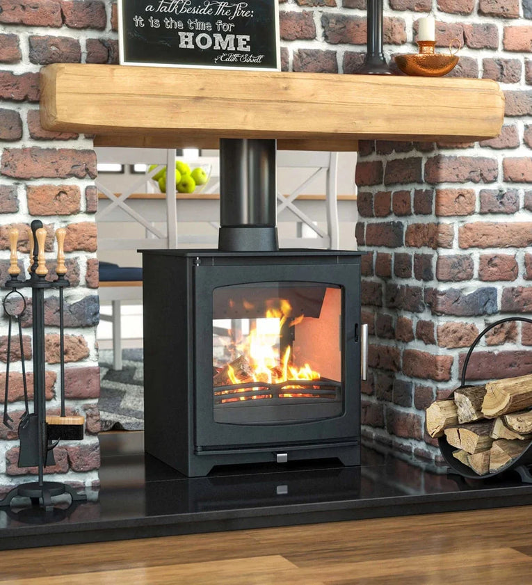 Henley Hazelwood Wood Burning Double Sided Stove